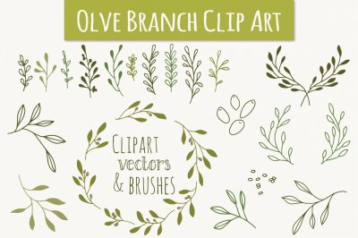 Olive Branch Clip Art & vectors
