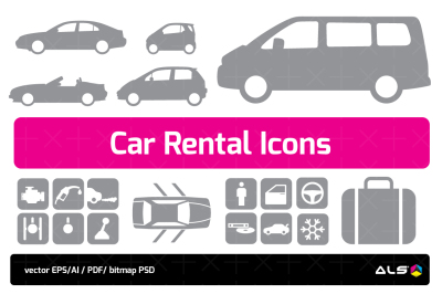 Car Rental Icons