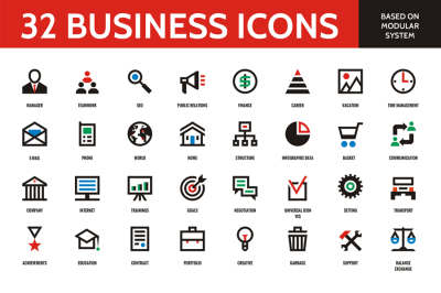 Business Icons - Vector Set