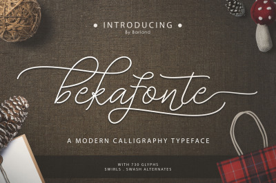 Bekafonte Typeface