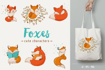 Fox - cute characters