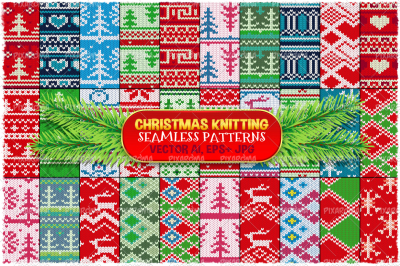 Christmas Seamless Knitting Pattern 