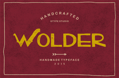 Wolder Typeface