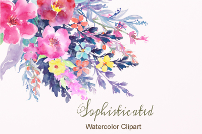 Watercolor Clipart Sophisticated