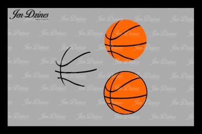 Basketball SVG DXF EPS PNG