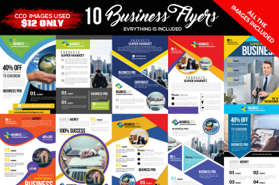 10 Business Flyer Bundle