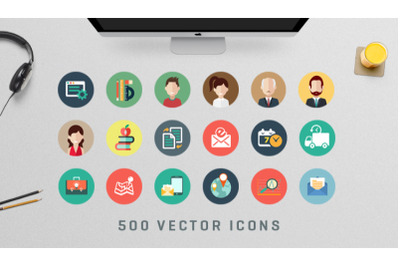 500 Vector Icons
