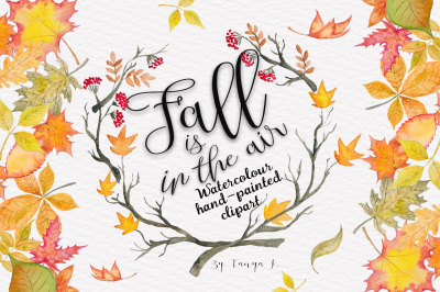 Fall is in the air Watercolor Collection