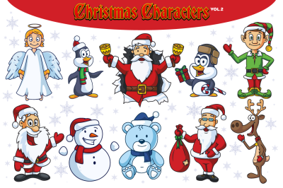 Christmas Vector Characters Vol.2