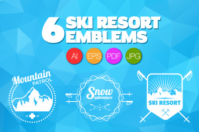 Ski Resort Emblems