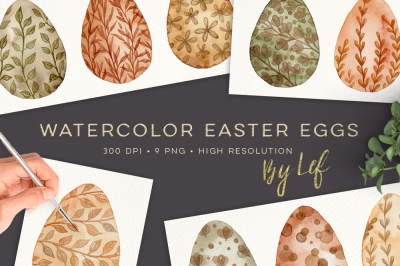 Easter Fabergé Eggs Graphics Watercolor Egg clipart PNG