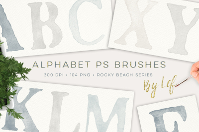 Photoshop Alphabet Brushes