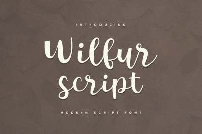 Wilfur Script