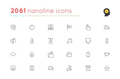 2061 nanoline icons - 70% off