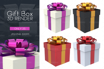 Gift Box 3D