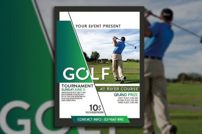 Golf Tournament Flyer Tamplate