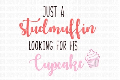 Stufmuffin Looking for his Cupcake Valentine SVG Cutting File
