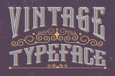 Vintage Vector Letters