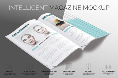 Intelligent Magazine MockUp