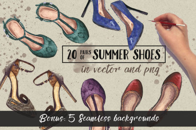 20 Pairs of Summer Shoes