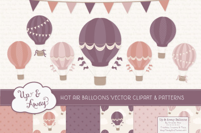 Buff Hot Air Balloons &amp; Patterns