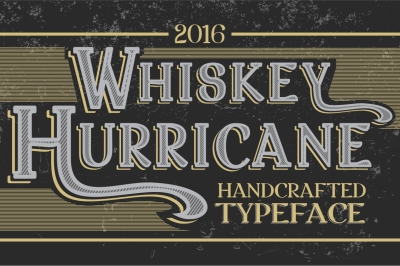 Whiskey Hurricane - Handcrafted Letters
