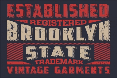 Vintage college tee print design - vector typography