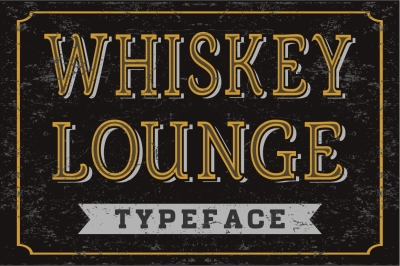Whiskey Lounge - Vector Typeface
