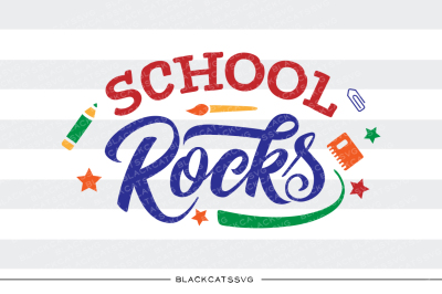 School Rocks SVG file