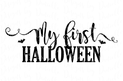 My First Halloween SVG Cutting File