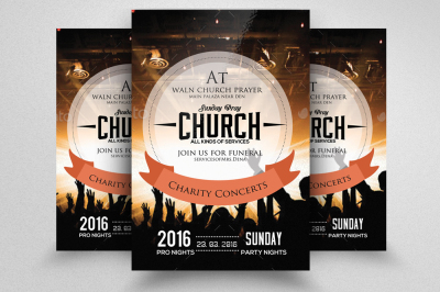 Concert Church Flyer