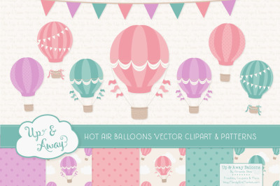 Garden Party Hot Air Balloons &amp; Patterns