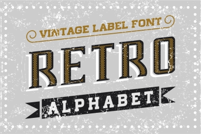 Vintage - Retro Alphabet