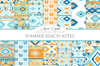 Beach Aztec Digital Paper