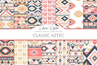 Classic Aztec Digital Paper