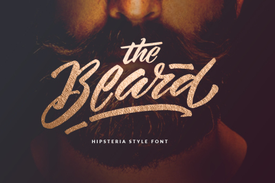 The Beard - Branded Typeface +Extras