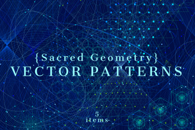 {Sacred Geometry} Vector PATTERNS