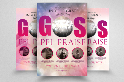 Gospel Church Flyer Template