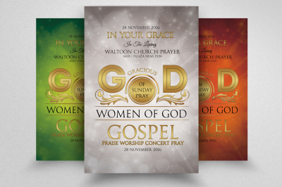 Gospel Church Flyer Template