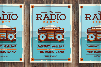 Radio Party Flyer