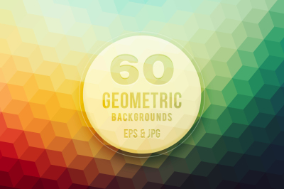 60 Vector Geometric Backgrounds