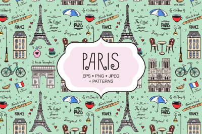 Paris Illustrations &amp; Patterns