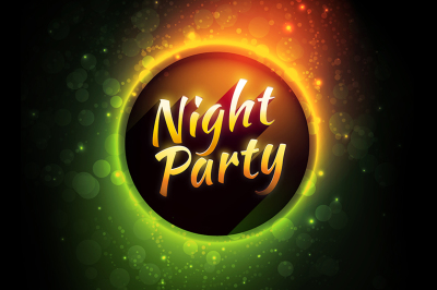Night Party Vector Banners