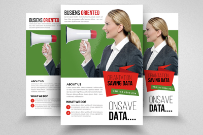 Business Marketing Strategy Flyer