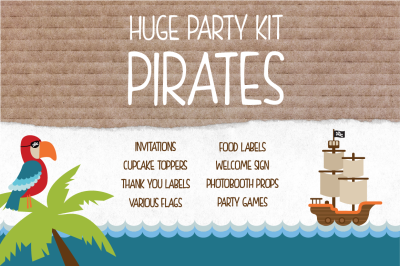 Pirate Party - HUGE Birthday Kit