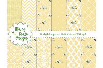 Shabby Yellow Backgrounds