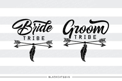 Bride tribe Groom tribe SVG file Cutting File 