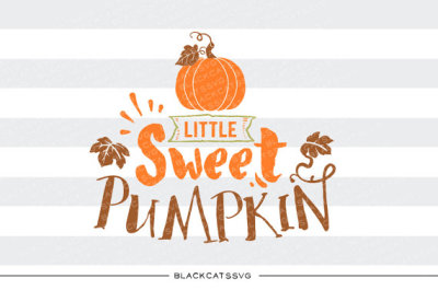 Little sweet pumpkin - SVG file 