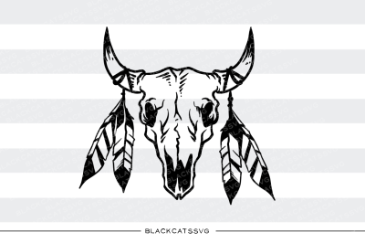 Download Download Bull Skull And Feathers Svg File Free Basketball Svg Cricut