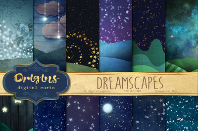 Dreamscapes Digital Paper